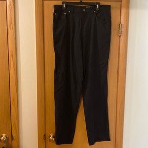 Nat Nast Luxury Originals Men’s Silk Cotton pants Black Size 34
